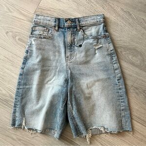Express Bermuda super High Rise Short size 0. NWOT